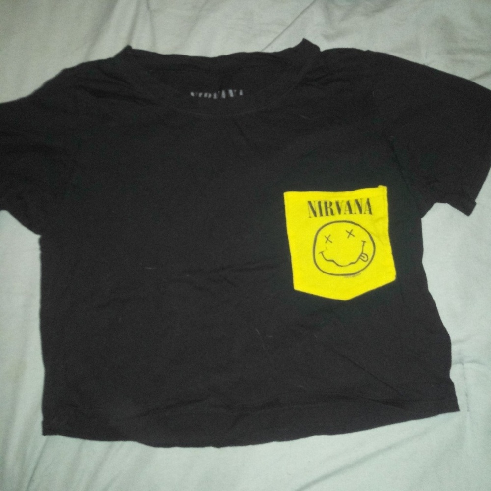 nirvana crop top.